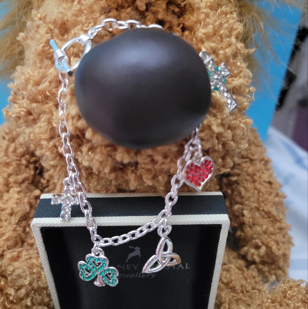 Killarney Crystal Charm Bracelet